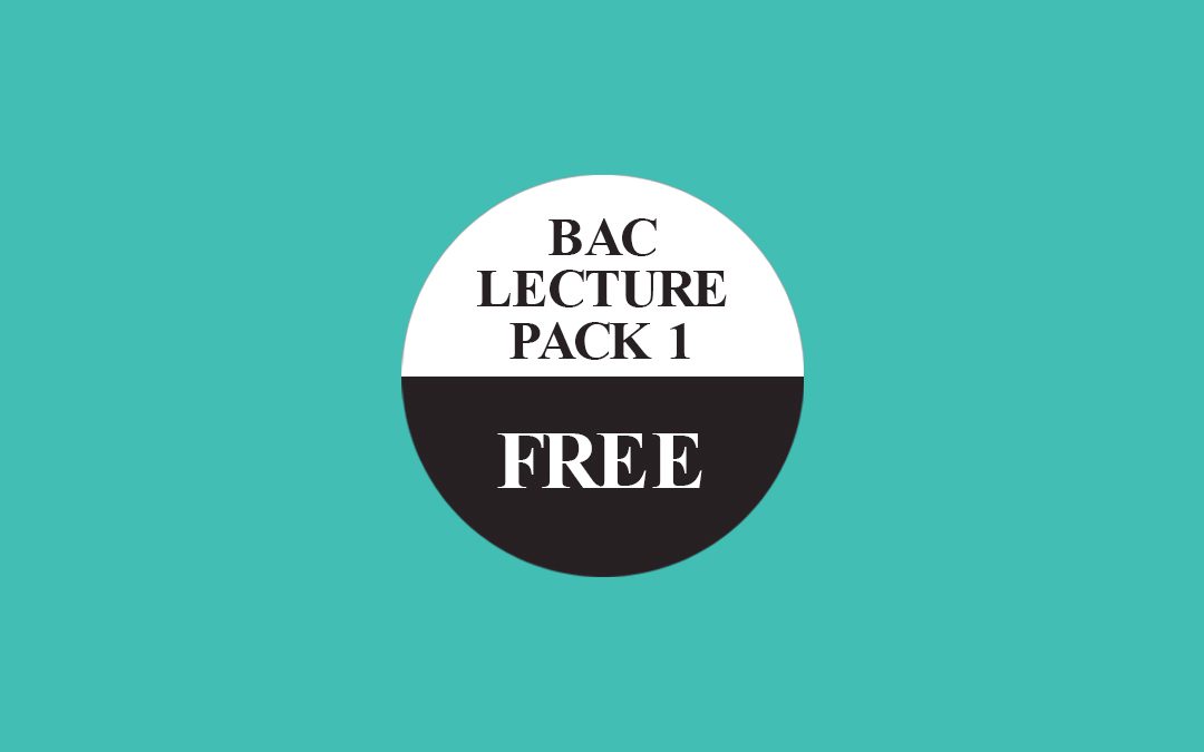 BAC Lecture Pack 1