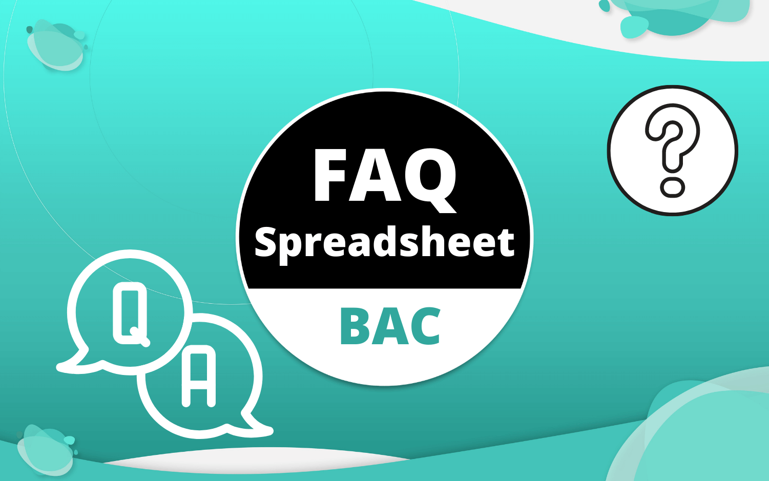 FAQ spreadsheet